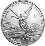 1oz. Mexican Silver Libertad Bullion Coin - Reverse side