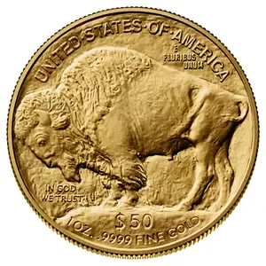 2026 - 1 oz. (USA) American Buffalo Gold Bullion Coin - Reverse Side