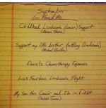 September 2020 Donation Lottery List