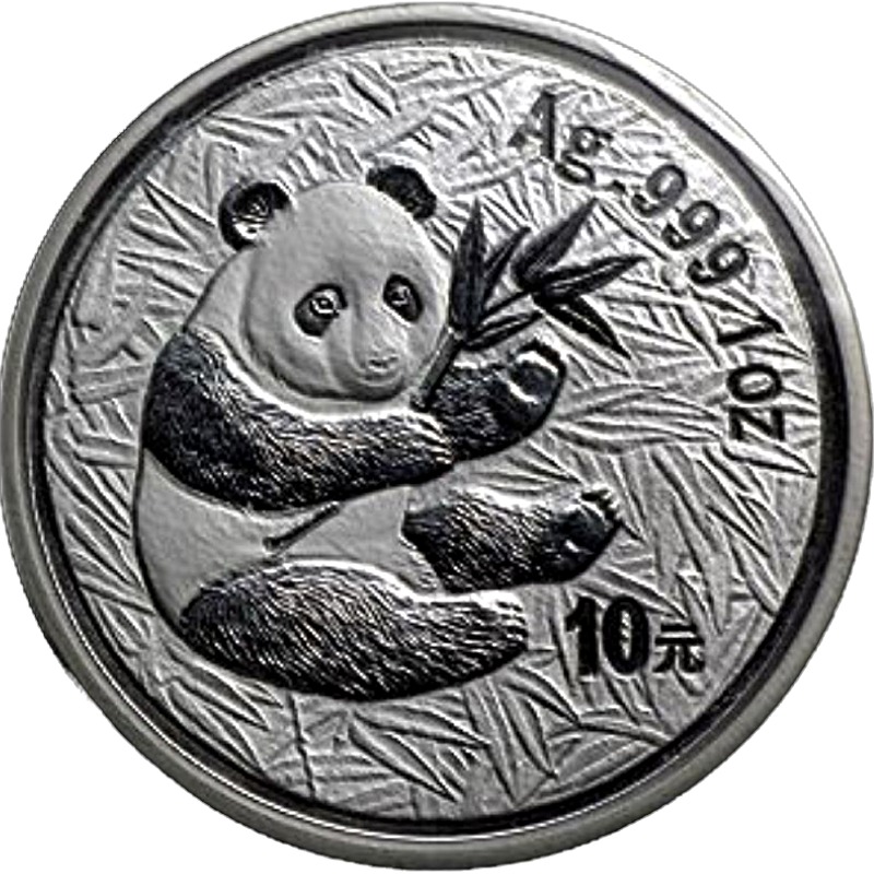 2000 chinese silver panda