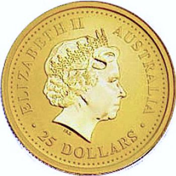 Australian Gold Lunar Bullion Coin - Series I - Obverse Side