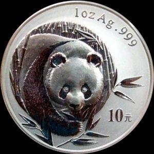 2003 chinese silver panda