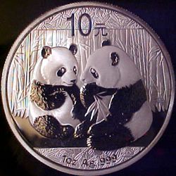 2009 chinese silver panda