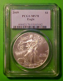 2009 graded silver eagle