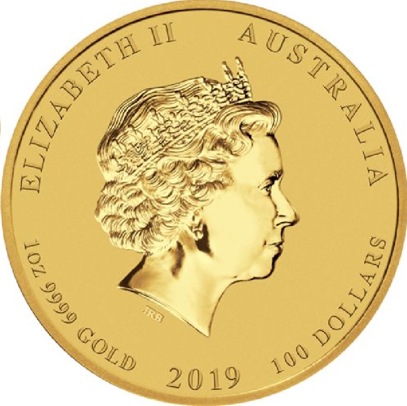 gold lunar coin