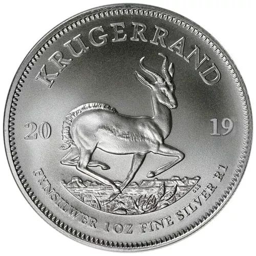 PROOF KRUGERRAND 1oz SILVER COIN South Africa 2019