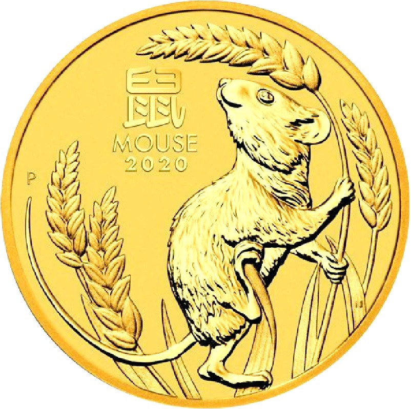 gold lunar coin