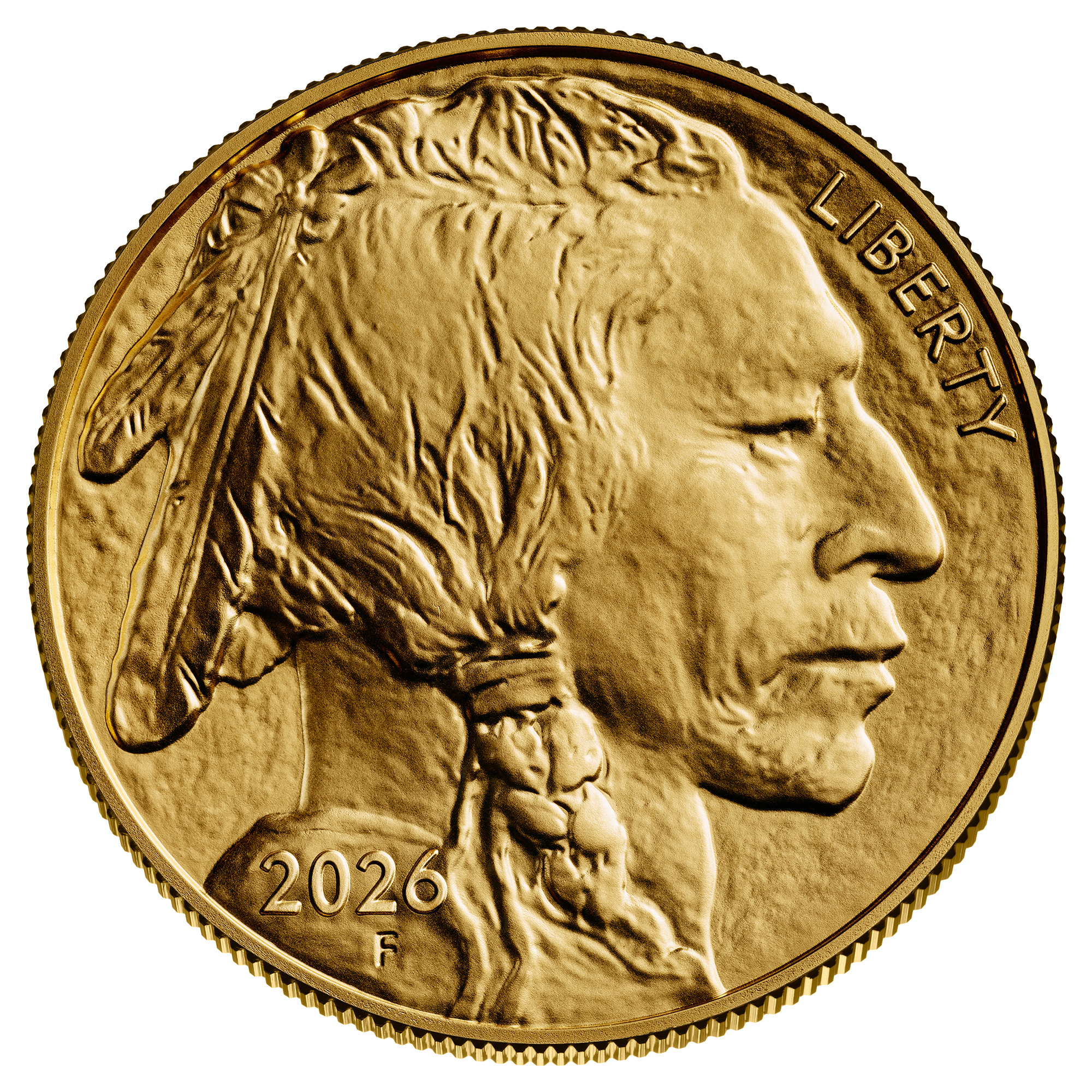 1 oz. American Buffalo Gold Bullion Coin - Obverse Side