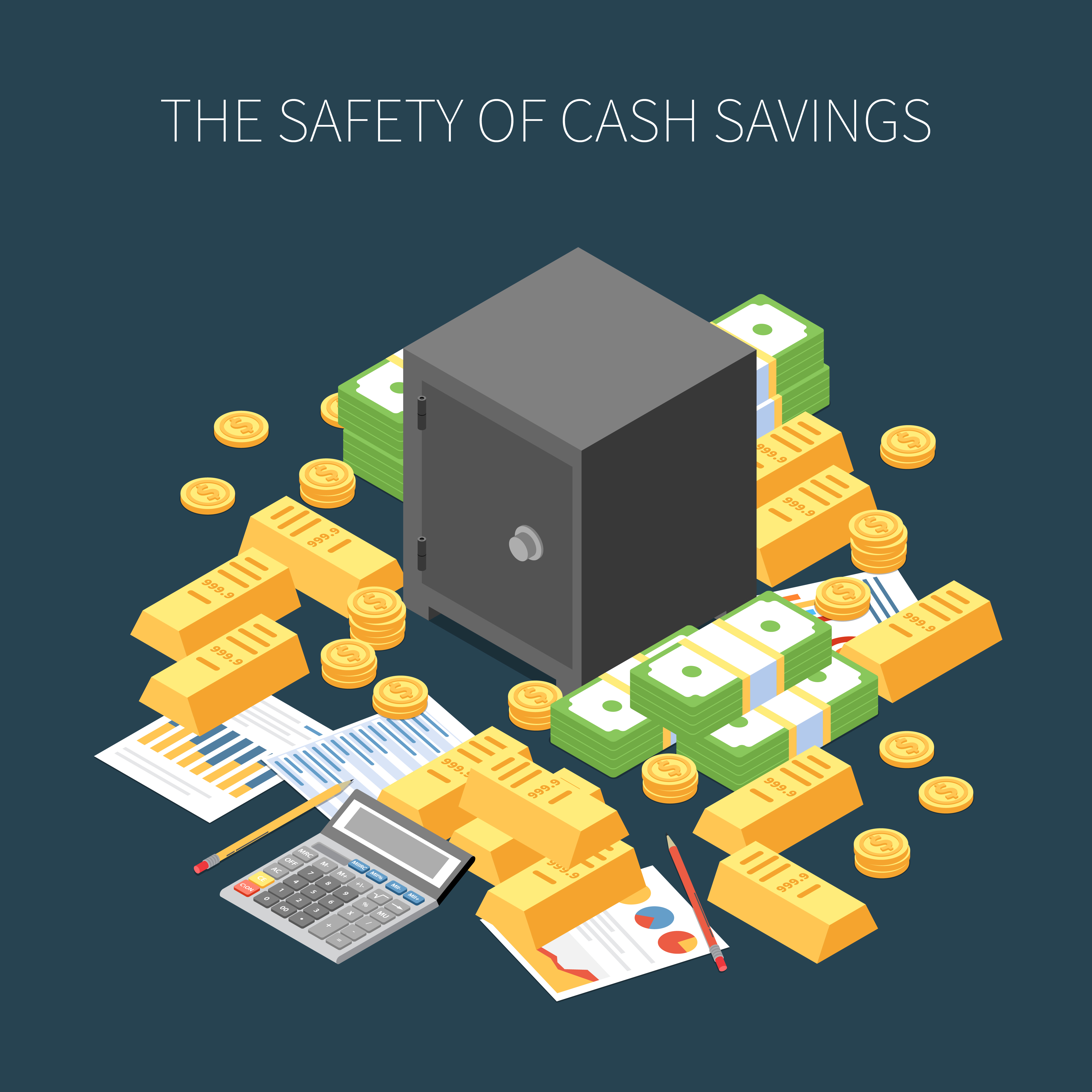 Home Safes - Safe with Cash & Gold