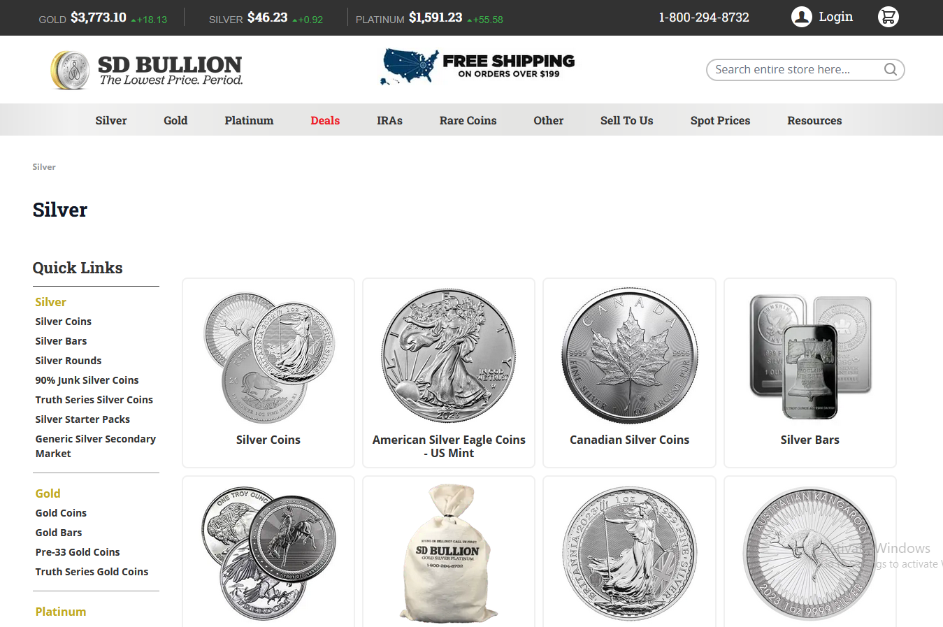 SD Bullion - Silver Bullion Screenshot