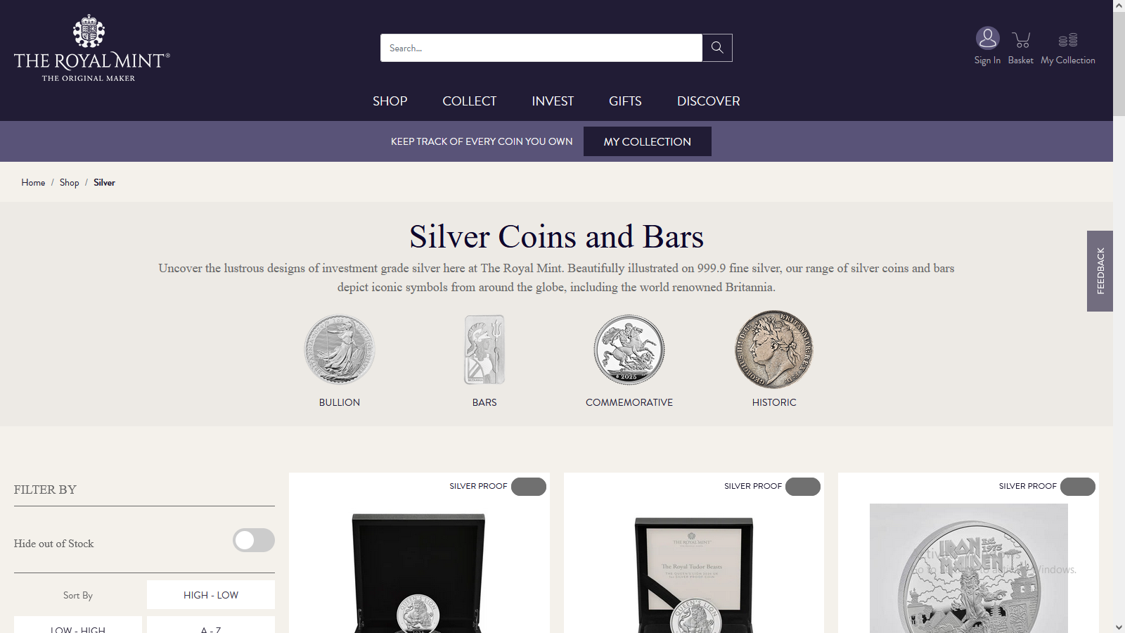 Silver Bullion BG - Money Metals Exchange "Silver Bullion" Screenshot