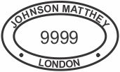 johnson matthey - 9999 - london - gold identification mark