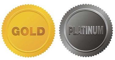 gold and platinum