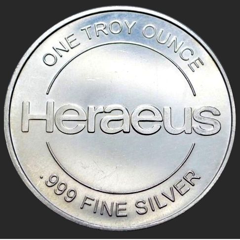 heraeus silver round