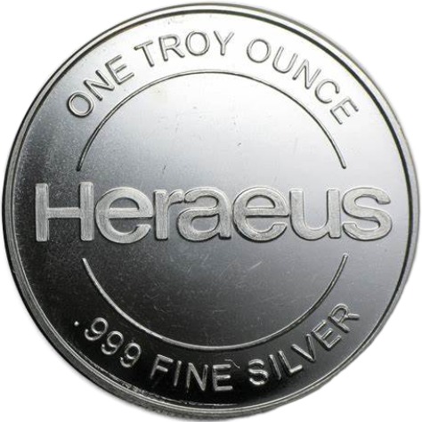 heraeus silver round