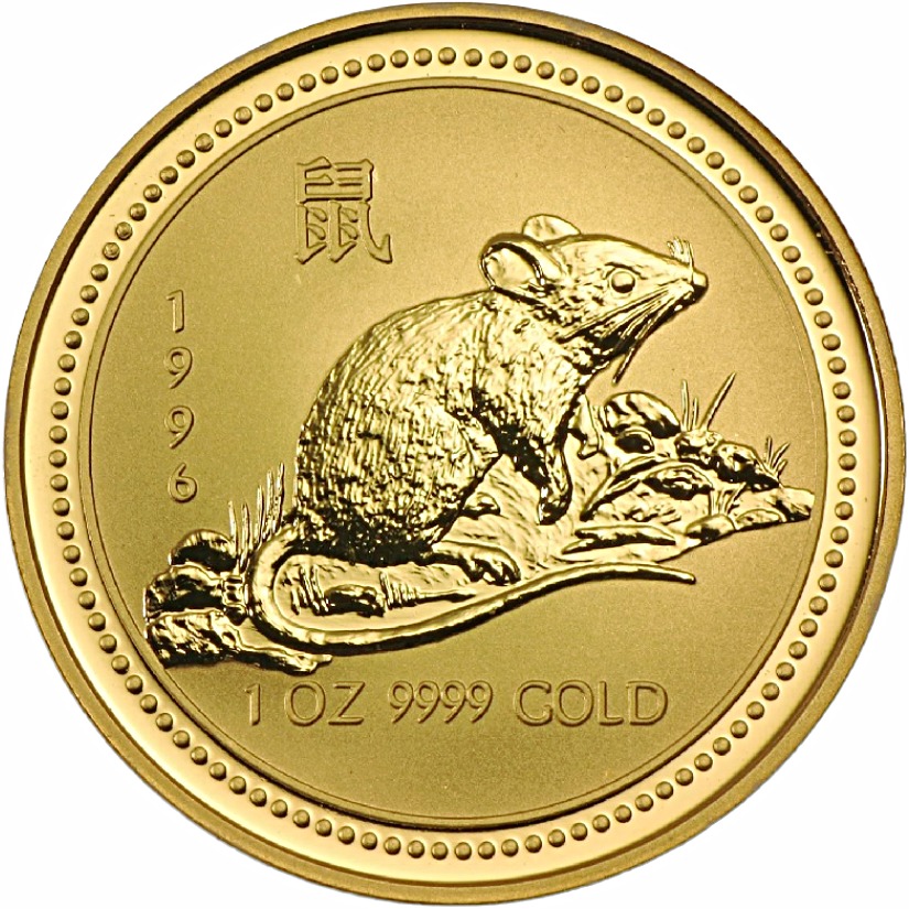 gold lunar coin