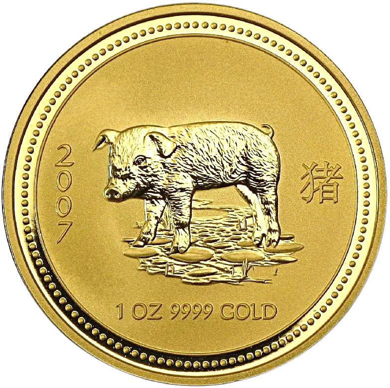 gold lunar coin