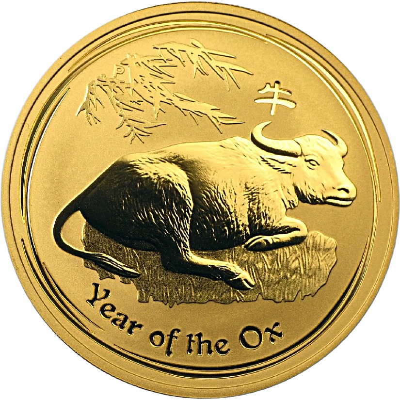 gold lunar coin