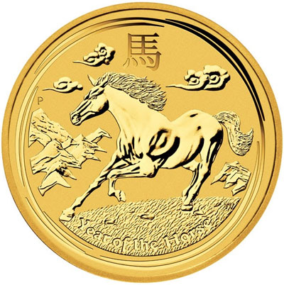 gold lunar coin