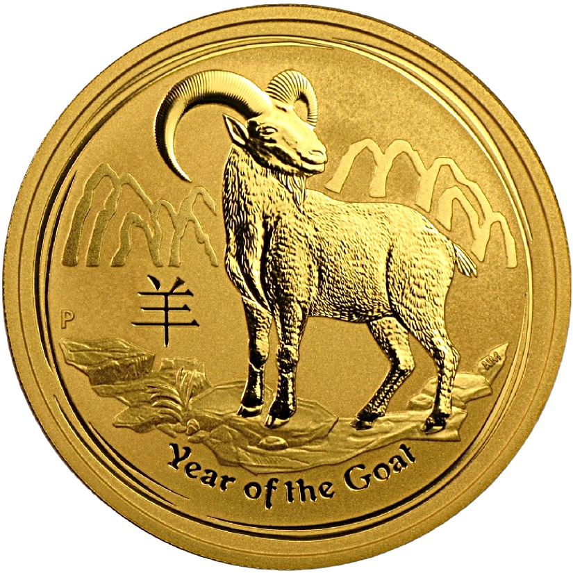 gold lunar coin