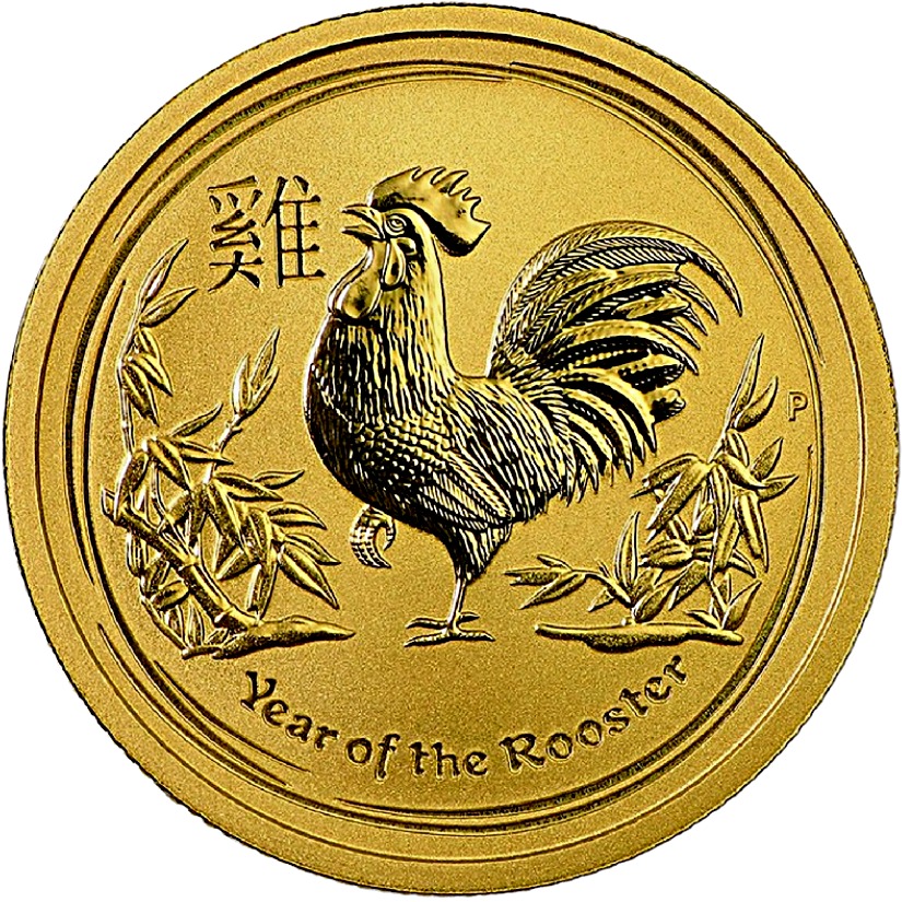 gold lunar coin