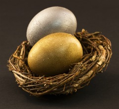 silver and gold nest egg