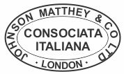 johnson matthey & co. ltd. - london - consociata italiana - silver identification mark