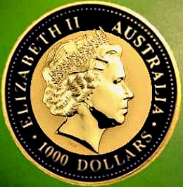 2007 - 10oz. Australian Gold Lunar Pig - Obverse