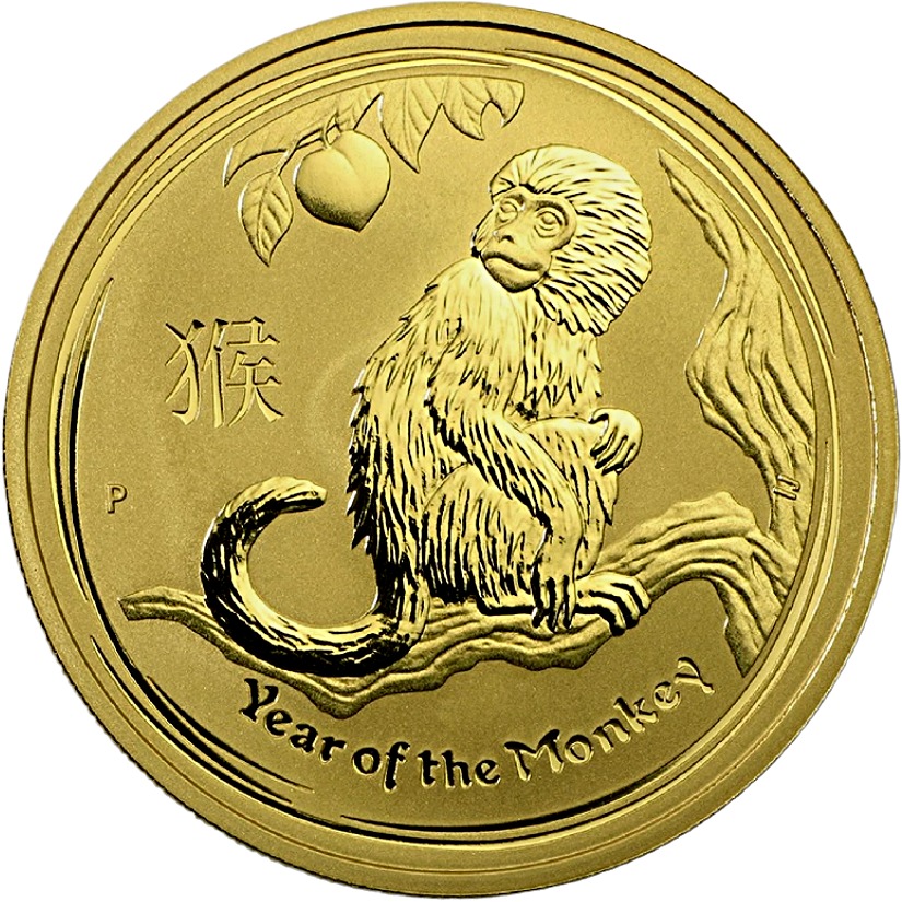 gold lunar coin