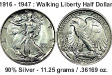 walking liberty halfdollar