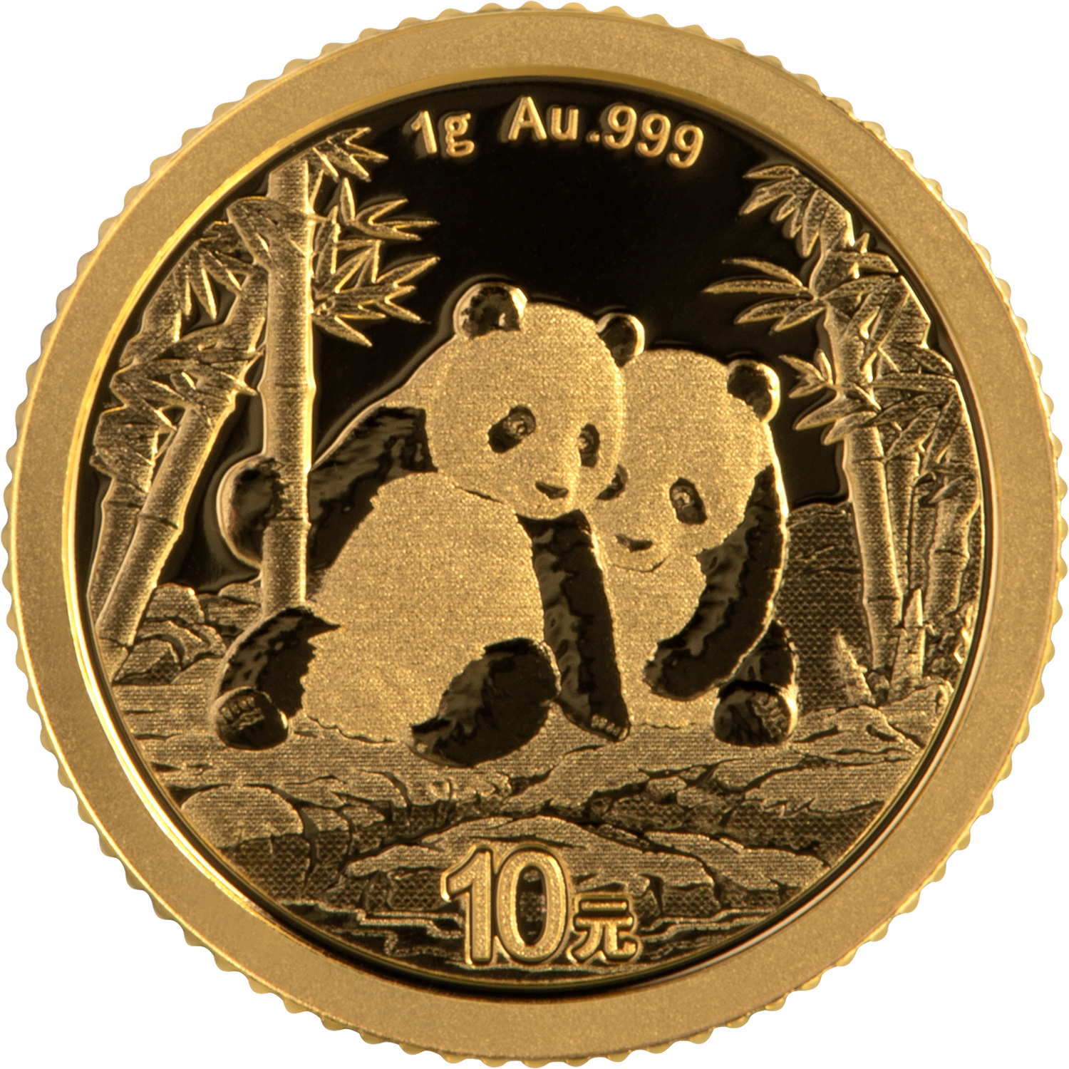 2026 - 1-gram Chinese Gold Panda Bullion Coin - reverse side