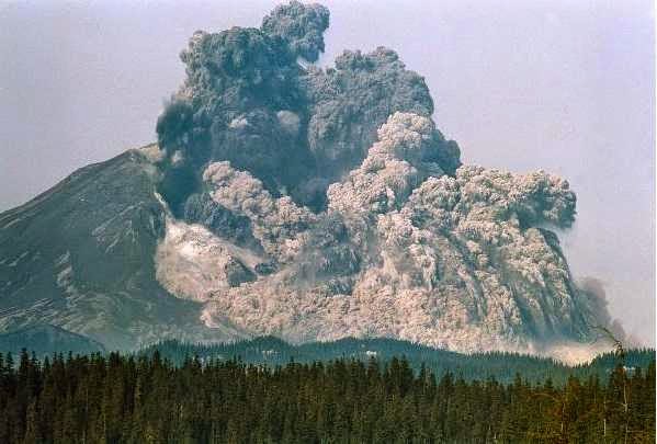 mt. saint helens eruption