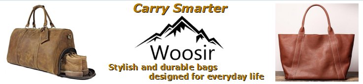 Woosir - "Carry Smarter" - Genuine Leather Bags