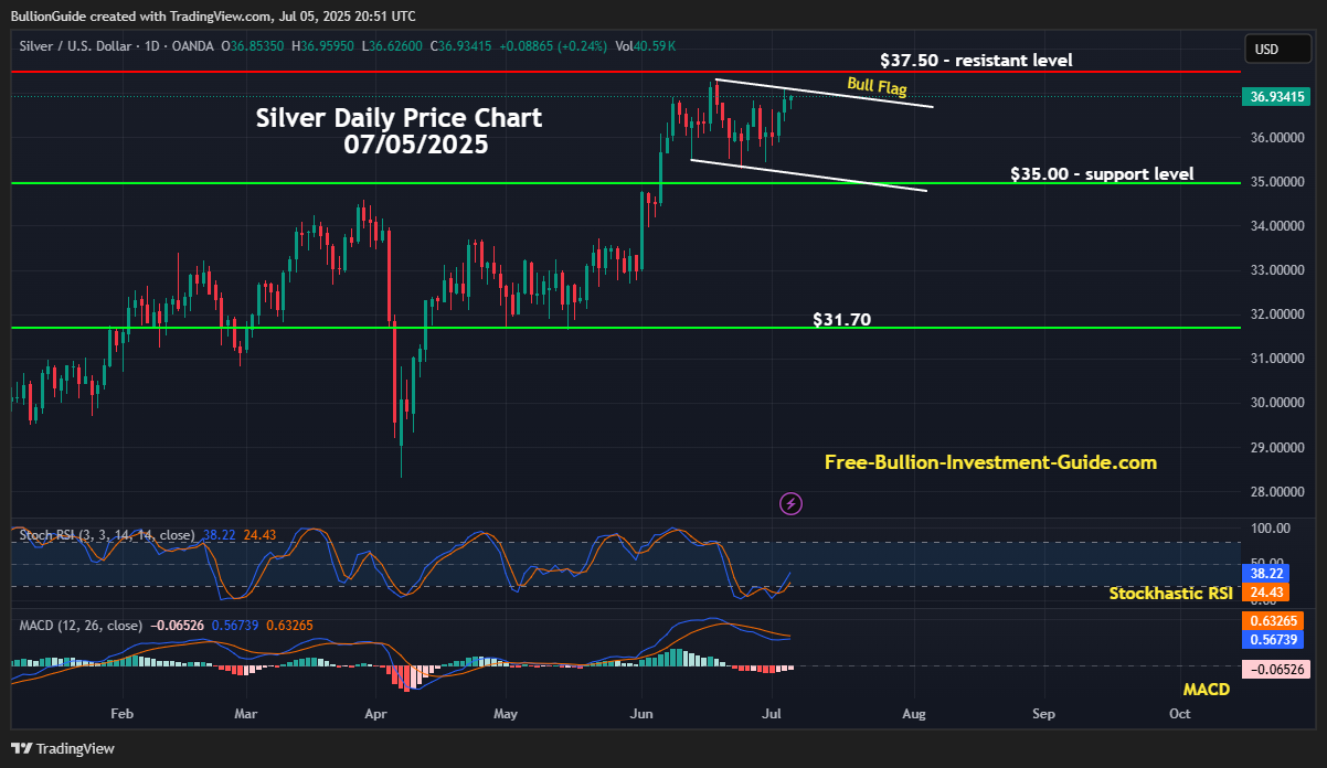 July 2025 NL - Silver's Bull Flag