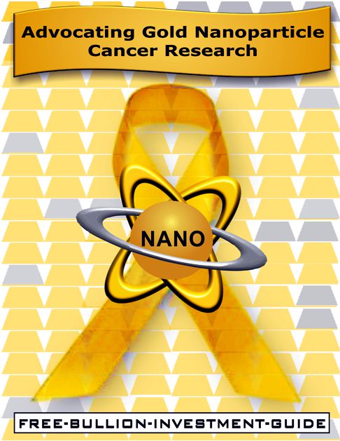 Gold Nanoparticle Cancer Awareness Ribbon of the Free Bullion Investment Guide