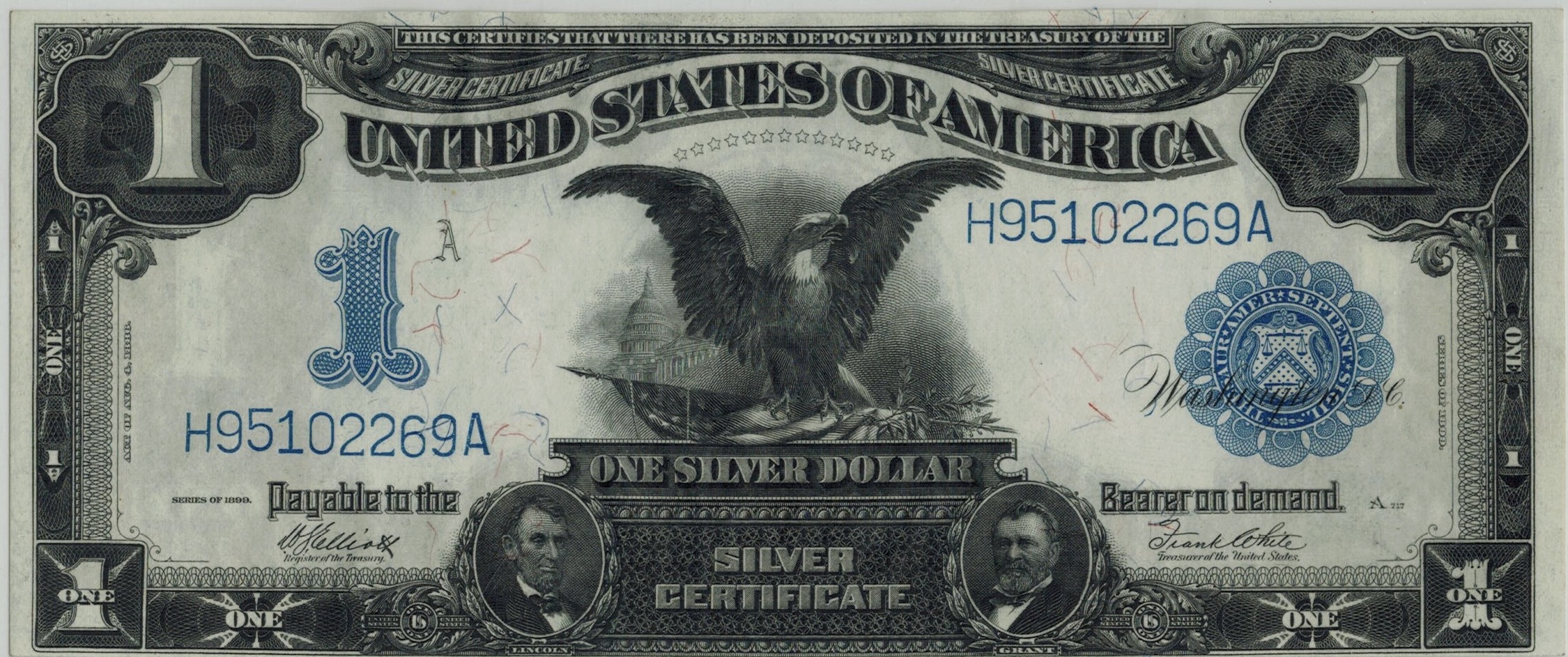 1899 Silver Certificate