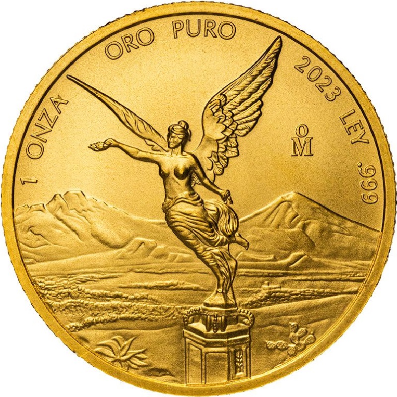 1oz Gold Mexican Libertad bullion coin - Reverse