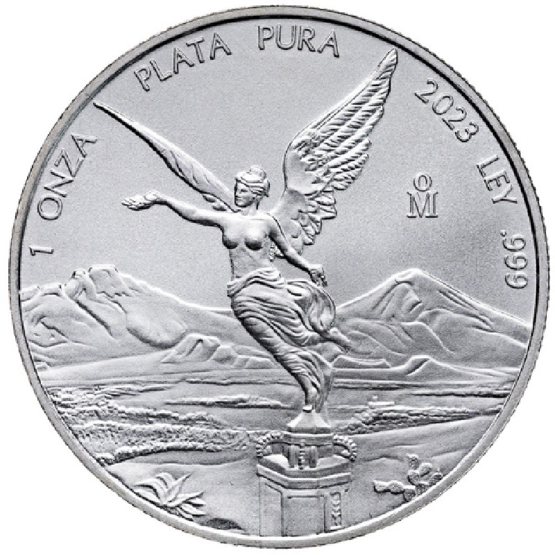 1oz. Silver Mexican Libertad Reverse
