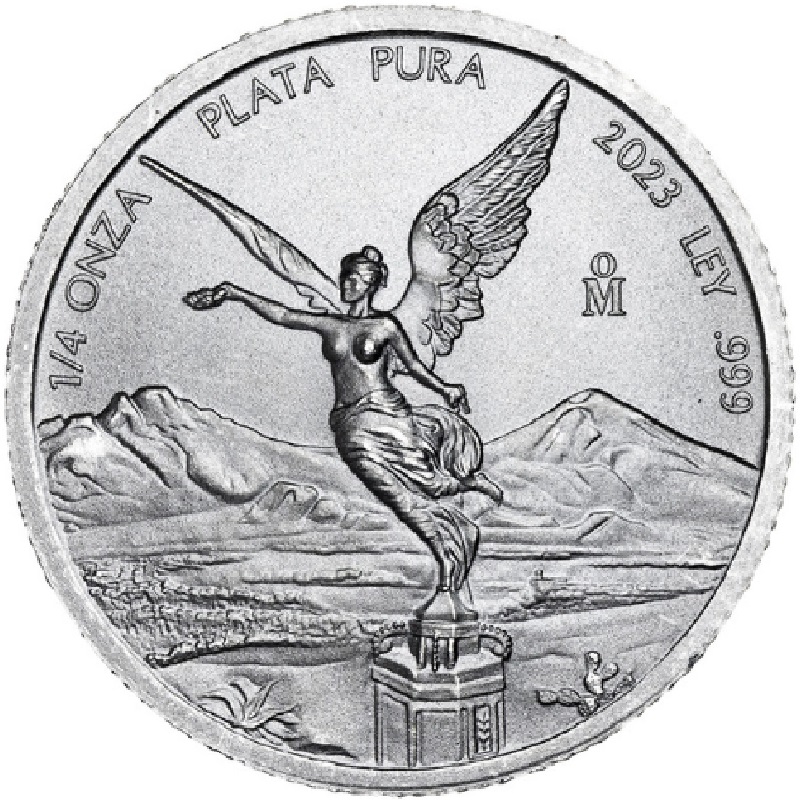 1/4oz. Silver Mexican Libertad Reverse