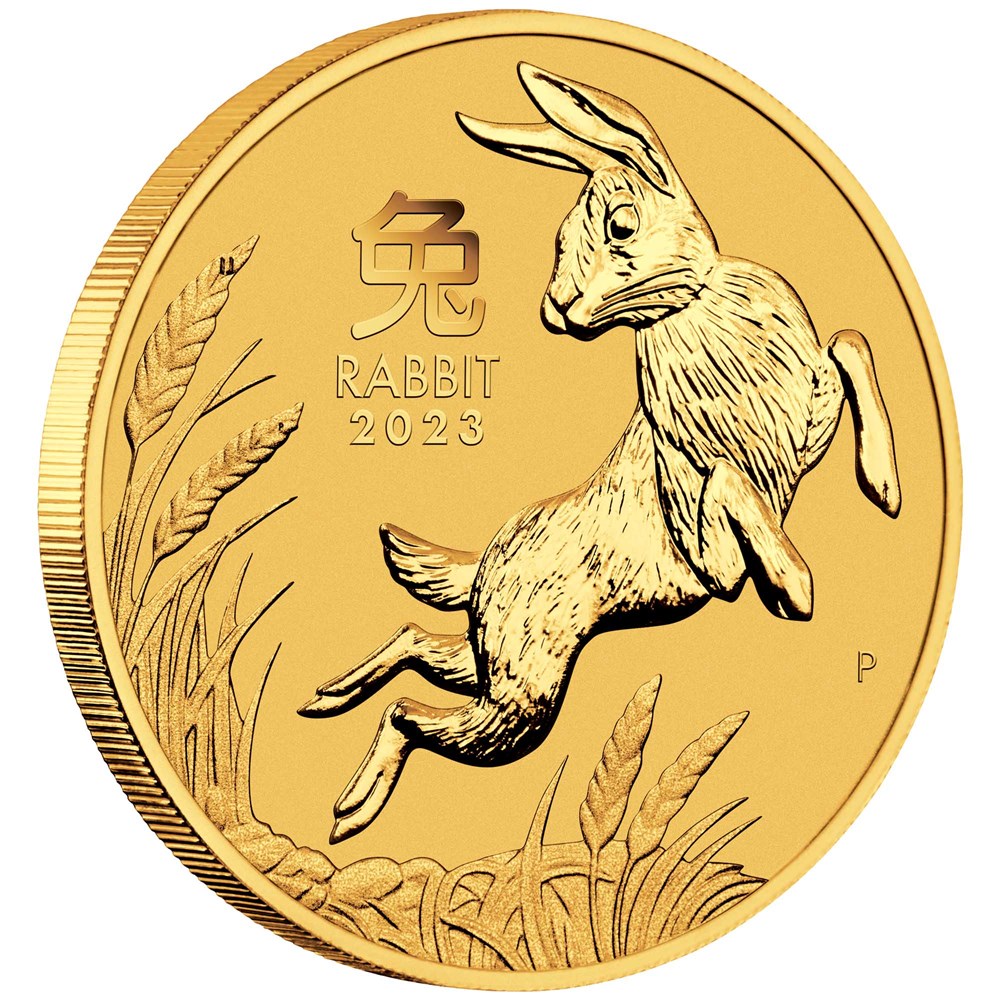 1oz. Gold Australian Lunar Rabbit