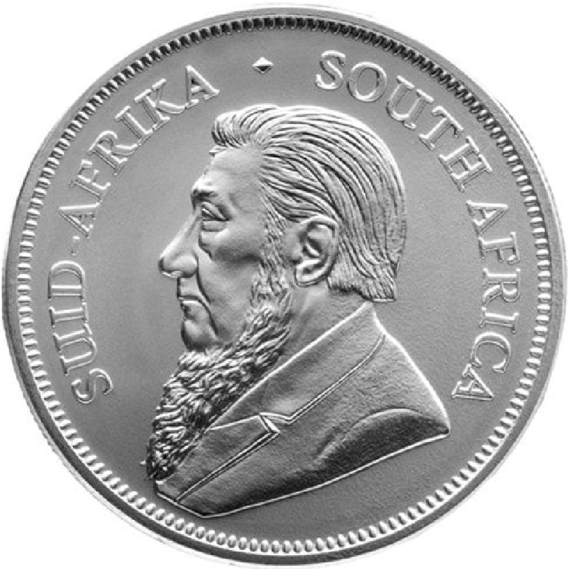1oz Silver Krugerrand bullion coin - obverse side