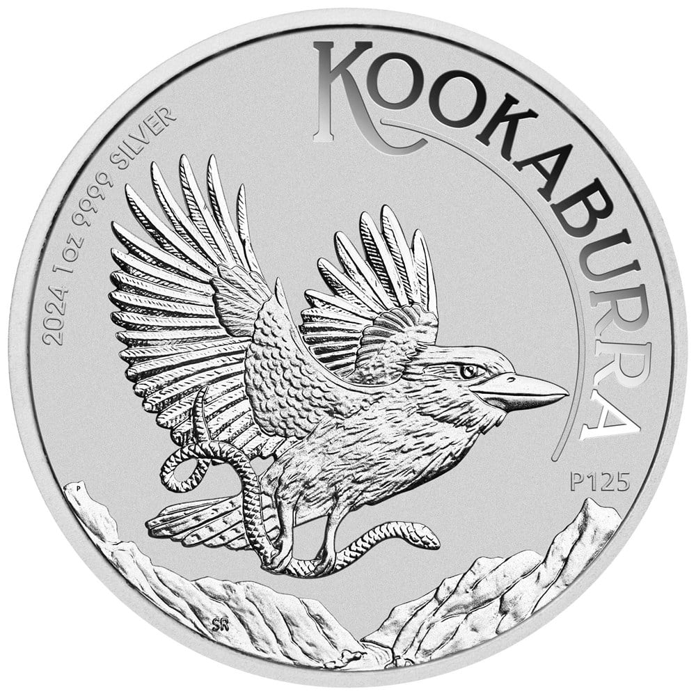 2024 1oz. Australia Kookaburra Silver bullion coin - reverse side