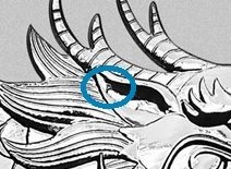 Micro-Laser Engraved Letter on the 2024 1oz. Australian Lunar Platinum bullion coin - Series III - Year of the Dragon - Reserve side