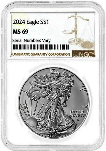 NGC - 2024 Silver Eagle MS69