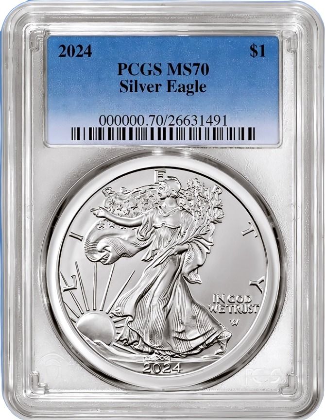 PCGS MS70 Silver Eagle