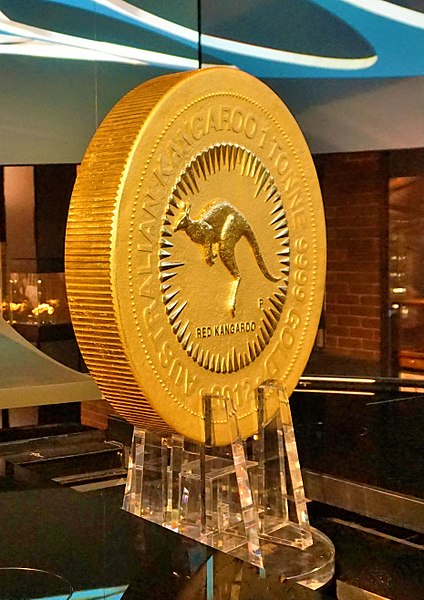 One Tonne Gold Kangaroo Bullion Coin
