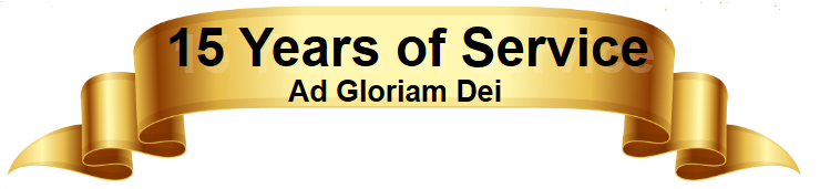 15 Years of Service Banner of the Free Bullion Investment Guide (Ad Gloriam Dei = For the Glory of God) (as of March 11, 2011)