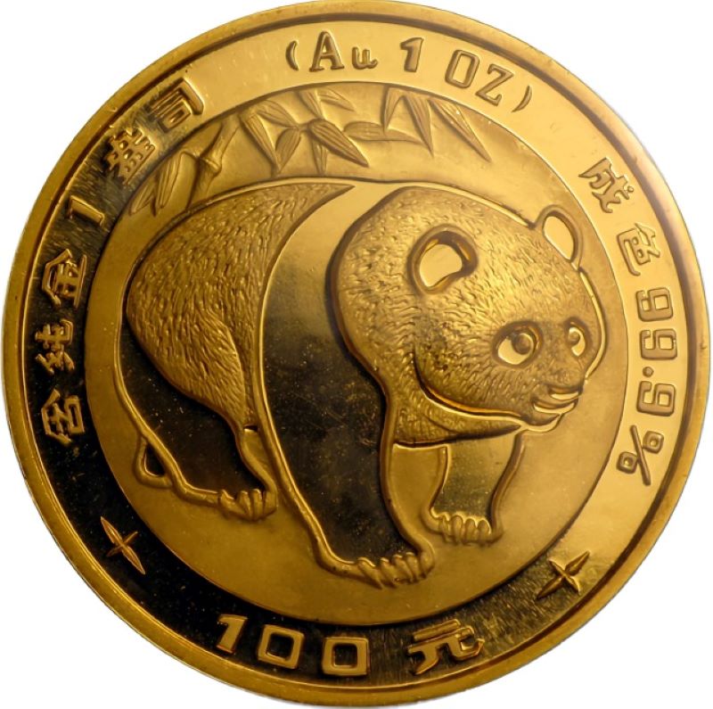 1983 chinese gold panda