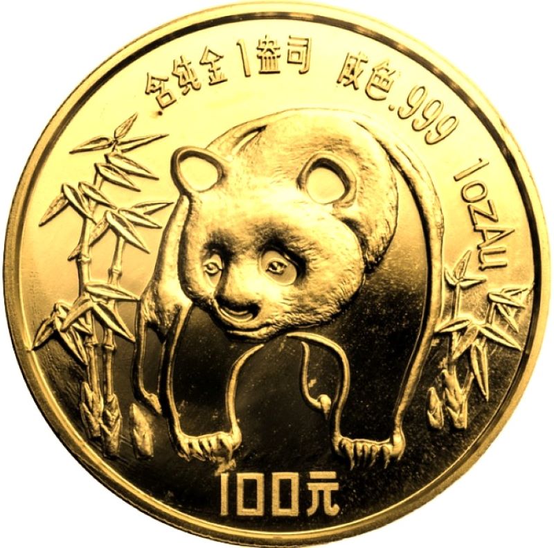 1986 chinese gold panda