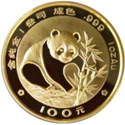 1988 chinese gold panda